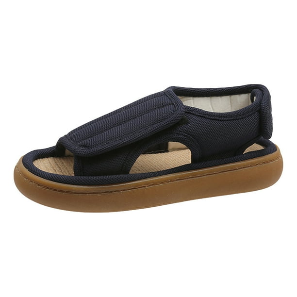 Sandalias diabéticas unisex para mujeres (36-37) Azul
