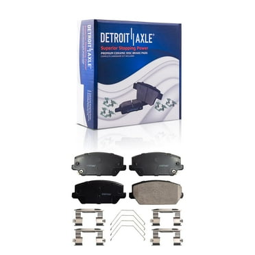 Detroit Axle - Front Brake Pads for Hyundai 22-23 Elantra N Kona N 19-22 Veloster N, 2022 Replacement Ceramic Brake Pads with Hardware