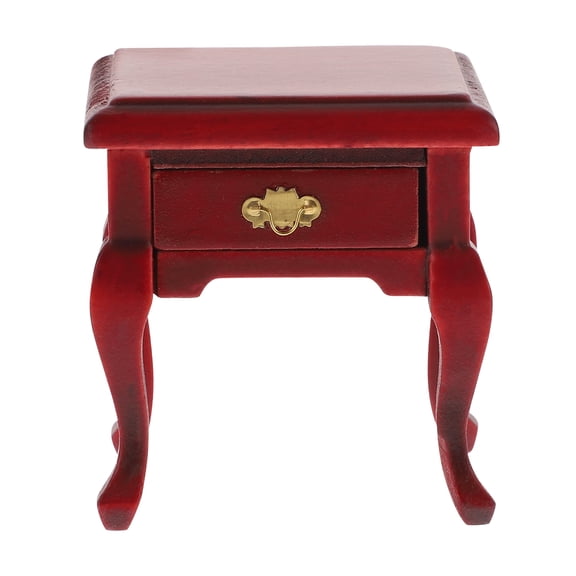 CATIEBYE Mini Nightstand Table Synthetic Material Compact Bedside Storage 1 Set for Bedroom or Living Room
