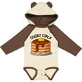 thumbnail image 3 of Inktastic Short Stack Cute Pancake Breakfast Boys or Girls Long Sleeve Baby Bodysuit, 3 of 5