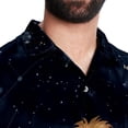 thumbnail image 5 of Leo Constellation Men's Spread Collar Tops, Casual Button Down Shirts for Summer Beach, Printed Short Sleeve Shirts - Unisex, 5 of 6
