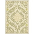thumbnail image 2 of SAFAVIEH Chelsea Hollie Geometric Wool Area Rug, Beige/Green, 7'6" x 9'6" Oval, 2 of 8