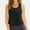 Black, variant on Fengqque Women’s Summer Casual Round-Neck Sleeveless Tops Yoga Tennis Sports Quick-Dry Vest