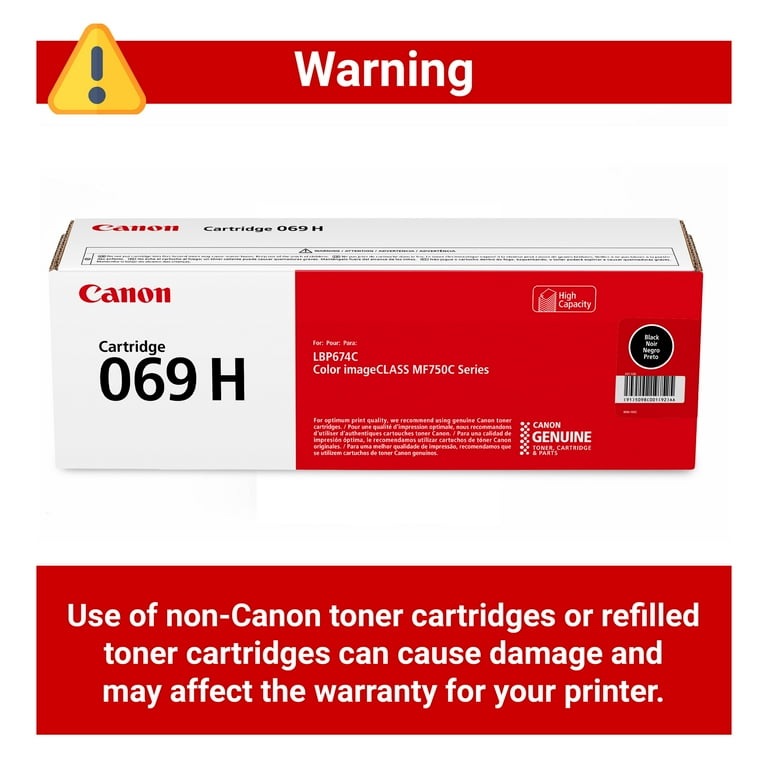Canon High Capacity Black Toner Cartridge 069 H for Laser