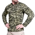 thumbnail image 2 of Nmnitkp Men's UPF 50+ Sun Shirts Camouflage QUICK Dry Long Sleeve UV Shirts Lightweight Guard Swim T-Shirts Hiking Running Camouflage,L, 2 of 7