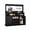black, variant on Farmhouse Bar Cabinet with Built-In Outlets, 47 Inch Coffee and Wine Bar Cabinet with Glass Holder & Wine Rack
