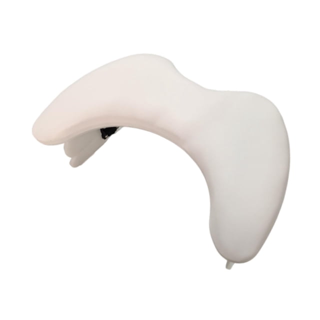 Almohada de apoyo para el brazo para manicura, cojín plegable de cuero PU para salón de uñas. Blanco sin soporte