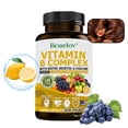 thumbnail image 4 of Bcuelov Vitamin B Complex Supplement, with 8 Complete Types of Vitamin B, 120 Vegetarian Capsules, 4 of 8