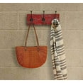 thumbnail image 1 of Handmade Wooden Wall Hooks Coat Hanger with 3 Hooks, 1 of 2