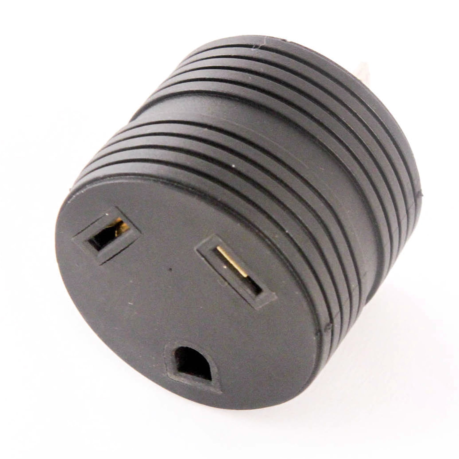 RV Electrical Adapter 30 Amp Male to 15 A Female Plug Round Grip Motorhome 