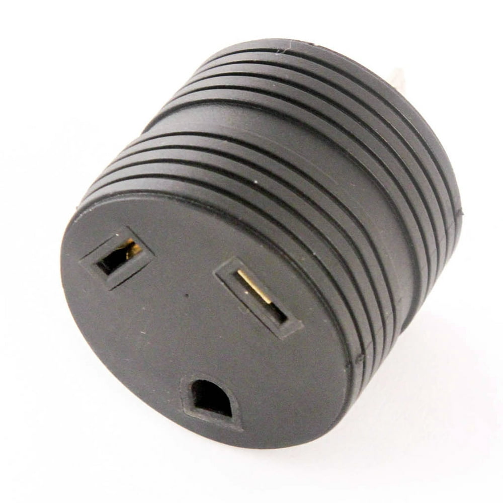 Rv Electrical Adapter 15 Amp Male To 30 A Female Plug Round Grip