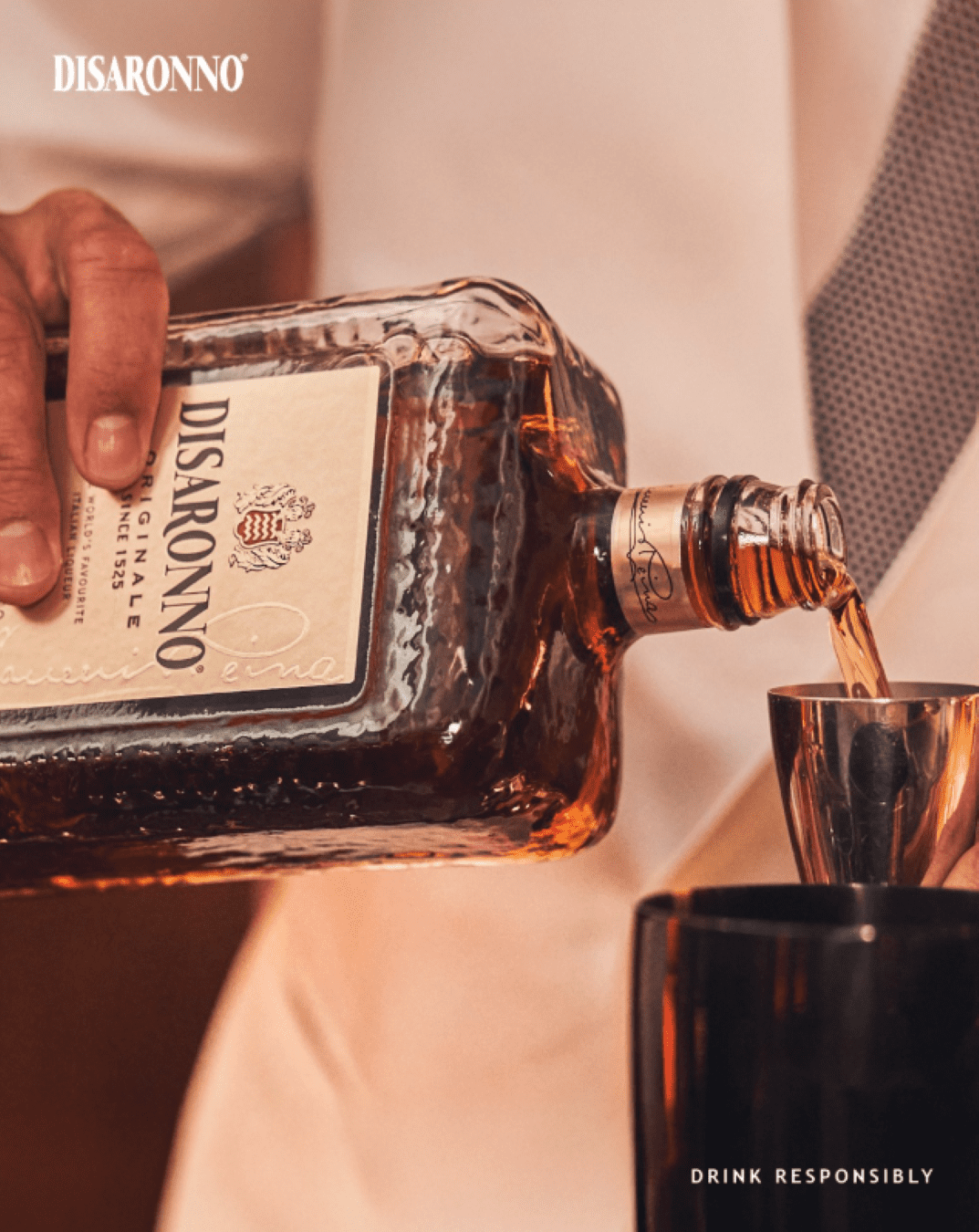 Disaronno Originale Almond Amaretto Liqueur 750 ml Bottle, 28% ABV