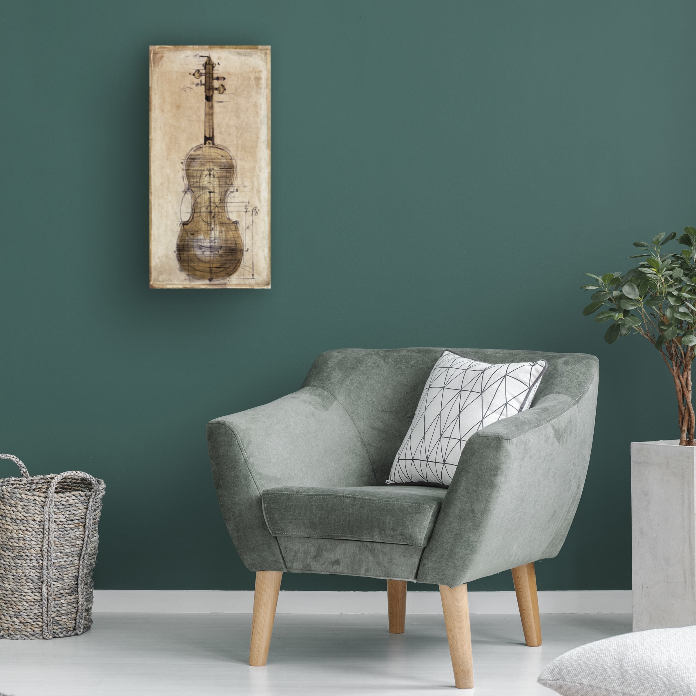 Symposium Design 'Violin 2' Canvas Art