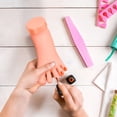 thumbnail image 4 of SHISUYAN Pink Rubber Foot Model for Nail Art Use Durable Lightweight Design 6744639, 4 of 8