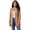 Brown Maple, variant on Women's Plus Size Three Quarter Length Jacket Real Leather Oversized Long Coat