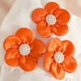 thumbnail image 7 of Fozruso Summer Toddler Girls Sleeveless Ribbed Vest T Shirt Tops Floral Skirt Outfits Skirt Sets for School Casual,Orange,9-12 Months, 7 of 7