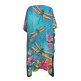 thumbnail image 2 of HELLHERO Dragonfly Bikini Coverups Quick Dry Polyester Vacation Vibe Bathing Suit Cover Up, 2 of 4