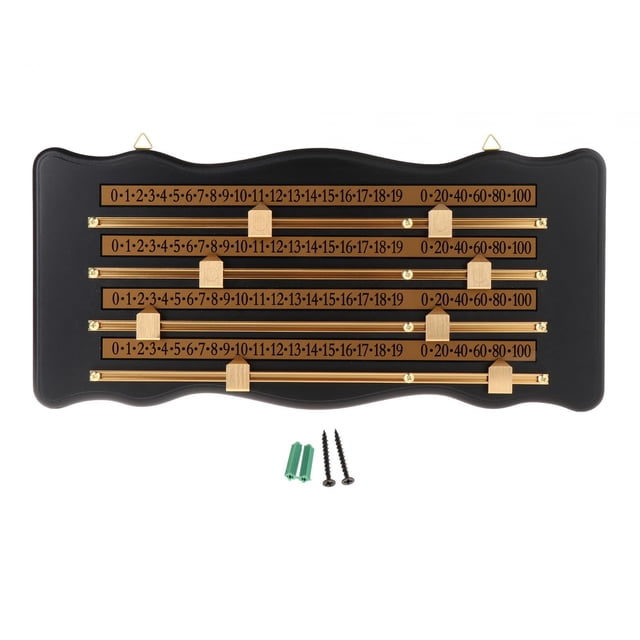 QualitChoice Scoreboard Shuffleboard Scorekeeper Wooden Accessories Home Tabletop Games Usage Sturdy And Shuffleboard Games.