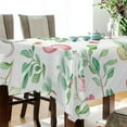 thumbnail image 4 of 60x60 Inch Tablecloth Polyester Square Tablecloth for Home Kitchen Dinner Decor Watercolor Pattern with Adorable Mice, 4 of 9