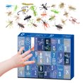 thumbnail image 1 of Calendario de Adviento de Navidad Jadeshay cuenta regresiva 24 insectos caja de Regalo, 1 of 9
