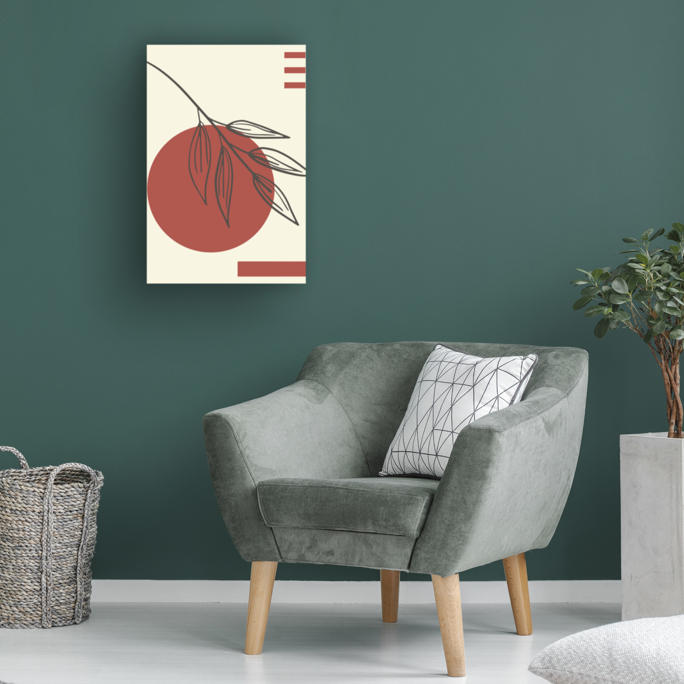 Trademark Fine Art jay stanley Boho Botanicals 3 Canvas Wall Art