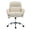 White, variant on Nmkwnr Swivel Desk Chair Office Chair with Wheels, PU Leather Computer Chair for Living Room, Office, Study, Pink