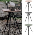 thumbnail image 4 of Camping Table Detachable Portable Table Height Adjustable Side Table Brown Shenzhuyue, 4 of 9