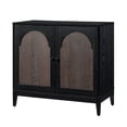 thumbnail image 4 of Sango Arch 2 Door Cabinet - Black, Stylish and Functional Storage, 4 of 7