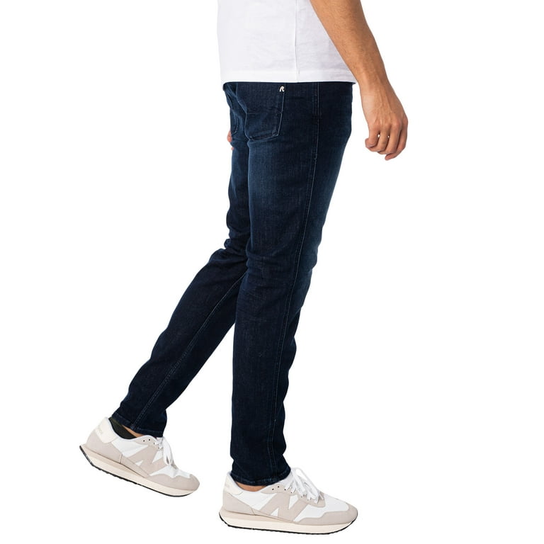 Jeans, Blue Replay Slim Anbass
