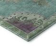 thumbnail image 3 of Addison Rugs Mayfield Premium Machine Washable Traditional Global Teal Rectangle Rug, 10' x 14', 3 of 7
