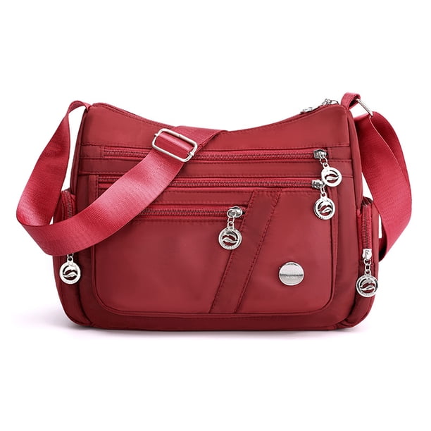 Bolso de tela para mujer, bolso de hombro, bolso de tela de nailon impermeable, bolso bandolera de lona, bolso mensajero para madres