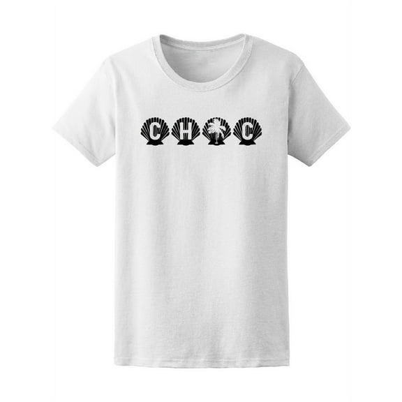 Tropical Palm Seashell Chic T-Shirt Women -Image by Shutterstock, Female Small