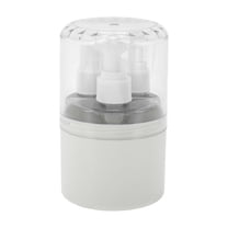 Unique Bargains 3 Pcs Travel Container Set Refillable Travel Bottles Set Gray