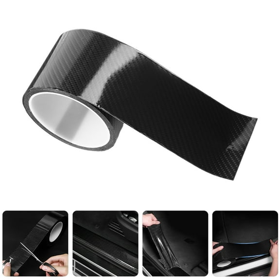 UPOUART Black Vinyl Wrap for Cars, Car Body Protective Tape, Scratch Resistant, Easy to Apply