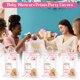thumbnail image 4 of Juegos de baby shower de San Valentín 6 piezas corazones rosados y rojos regalos invitados vaso posavasos espejo bolsa regalo tarjeta, 4 of 7
