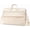 White, variant on MOSISO Laptop Bag for Women&Men 16inch Double Line Rhombus Quilted Briefcase Computer Messenger Bag with 2 Front Pockets&Strap