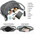 thumbnail image 3 of Crossbody Handbag for Women – Water-Resistant & Lightweight, Gothic Celestial Sun and Moon Print, Mystical Astrology Design, Spacious Durable Purse for Spiritual Lovers, 3 of 5