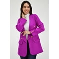 thumbnail image 1 of Blazer largo Roman Fashion /Juvenil, 2846 (Magenta) fucsia oscuro M Roman Fashion JA-EXO-2846-LB-MAGENTA, 1 of 6