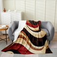 thumbnail image 1 of Erosebridal Abstract Spiral Throw Blanket for Couch, Mid Century Minimalst Plush Blanket, Striped Decor, 1 of 5