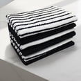thumbnail image 5 of Hometrends Bar Mop Kitchen Towel 4 pack, 100% Cotton, 16 x 18 in, Black, 5 of 5