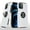 Silver, variant on For Apple iPhone 11 Pro MAX (XI6.5) CHIEF Oil Painted Magnetic Ring Stand Hybrid Case Cover - Black