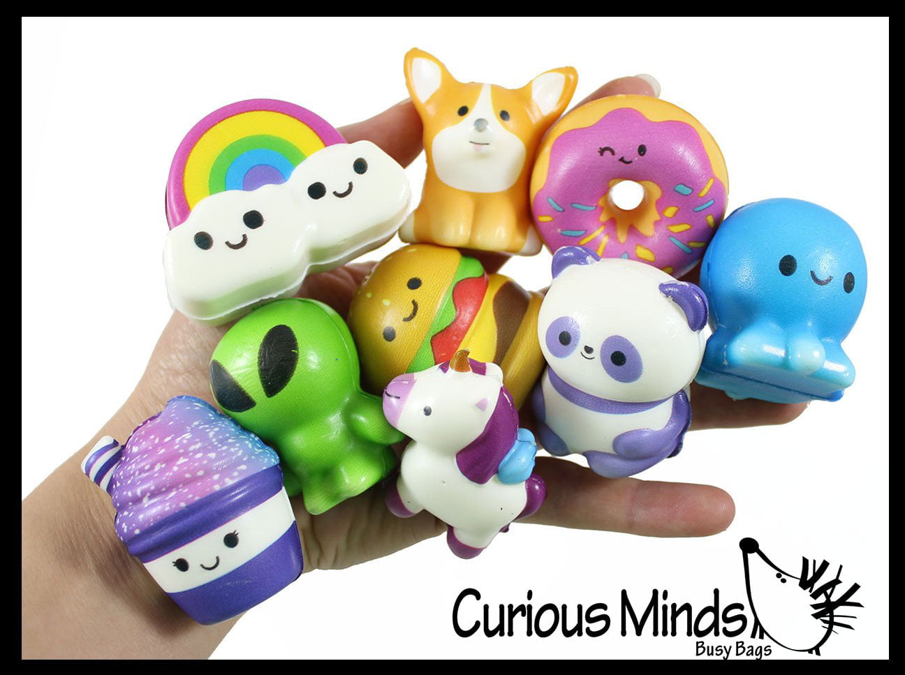rulletrappe kompromis Genoptag Set of 50 (4 Dozen + 2) Cute Micro Slow Rise Squishy Toys - Mini Animals  and Foods - Memory Foam Party Favors, Prizes, OT (RANDOM SELECTION) -  Walmart.com