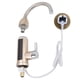 thumbnail image 1 of Grifo de calentador de agua instantáneo de 3000 W, grifo eléctrico giratorio de agua fría y caliente, grifo eléctrico de acero inoxidable para cocina, baño, enchufe del Reino Unido 220 V, 1 of 5