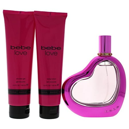 Bebe Love By Bebe For Women 3 Pc Gift Set 3 4oz Edp Spray 3 4oz Body Lotion 3 4oz Shower Gel Walmart Canada