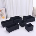 thumbnail image 5 of Unique Bargains Fabric Storage Cube Storage Bin Storage Basket Black, 5 of 8