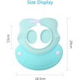 thumbnail image 5 of Baby Shower Hat,Baby Shower Visor Bath Adjustable Child Swim Cap Shower Children's Ear Protection Eyes Anti Shampoo Blue, 5 of 5