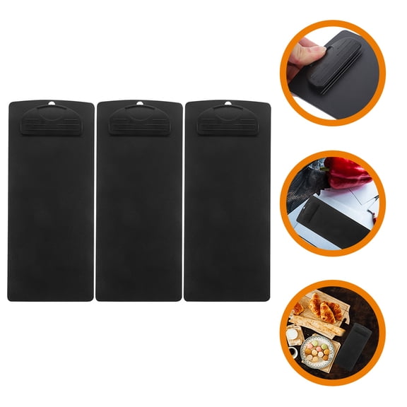 UPOUART 3Pcs Black Rectangular Writing Board for Office and Classroom Use