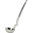 Side Rest Hanging Ladle & Slotted Spoon Strainer Set with Unique S