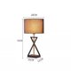 thumbnail image 2 of Lámpara de mesa de noche for dormitorio, lámpara de mesa, mesa moderna Simple, cálida, romántica, dormitorio principal, sala de estudio, lámpara de mesa, lámparas de noche, 2 of 7
