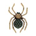 thumbnail image 2 of EeaseCA 1Pc Retro Style Brooch Spider Shaped Brooch Trendy Rhinestone Brooch Pin, 2 of 5